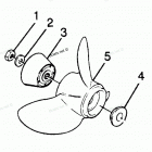 H1258F88B Straight Hub Props