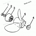 H0858V88B Straight Hub Props