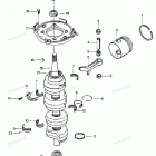 H1258F88C Коленвал и поршни