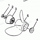 H0856T88B Straight Hub Props