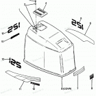 H1258X88A Engine Cover Maxum Models