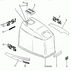 H1258X88B Engine Cover Maxum Models