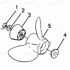 H1258I88B Straight Hub Props