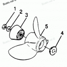 H0856H88B Straight Hub Props