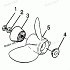 H0856X88B Straight Hub Props