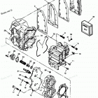 H0504S88C Cylinder Block, Head And Exhaust Chest Cover