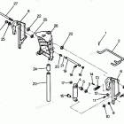 H1251A88A Swivel Bracket And Stern Brackets Models With Power Trim