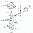 H1258I88B Коленвал и поршни