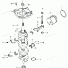 H1258V88B Коленвал и поршни