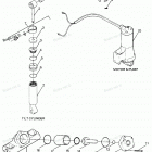 H1258F88B Parts Breakdown Tilt Cylinder, Trim Cylinder, Motor & Pu...