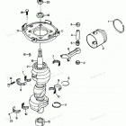 H0858T88A Коленвал и поршни