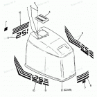 H1258I88C Engine Cover Bayliner Models