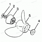 H1258C88B Straight Hub Props