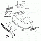 H0507V88C Engine Cover Bayliner Models