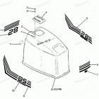 H0856A88A Engine Cover Bayliner Models