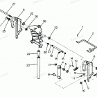 H1251A88B Swivel Bracket And Stern Brackets Models With Power Trim