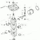 H1258F88B Коленвал и поршни