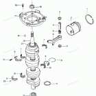 H1251A88B Коленвал и поршни