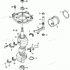 H0858I88A Коленвал и поршни