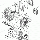 H0508M88C Cylinder Block, Head And Exhaust Chest Cover