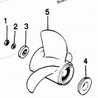 H0856L88B Flared Hub Props