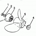H0853F88B Straight Hub Props