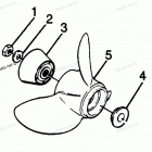 H1258V88C Straight Hub Props