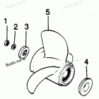 H0856X88C Flared Hub Props