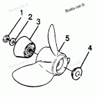 H0854C88B Straight Hub Props