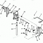 H1251F88A Swivel Bracket And Stern Brackets Models With Power Trim