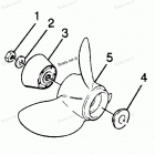 H1251A88B Straight Hub Props