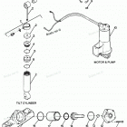 H0854S88A Parts Breakdown Tilt Cylinder, Trim Cylinder, Motor & Pu...