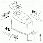 H1258V88B Engine Cover Maxum Models
