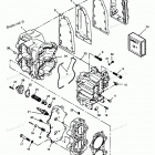 H0507R88D Cylinder Block, Head And Exhaust Chest Cover