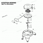 H0053C88A Starter Rewiind (88a Thru 89a Models)
