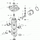 H1258X87A Коленвал и поршни