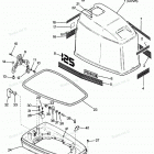H1251F87B Engine Cover And Support Plate