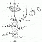 H1251F87A Коленвал и поршни