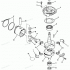 H0508M87B Коленчатый вал & Поршень