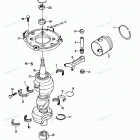 H0858F86A Коленвал и поршни