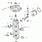 H1258F86C Коленвал и поршни