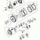 Bayou 220 (KLF220-A3) Сцепление