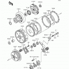 Bayou 300 (KLF300-B3) Сцепление