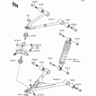 Bayou 300 (KLF300-B3) Передняя подвеска