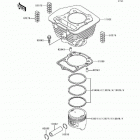 Bayou 300 (KLF300-B3) Поршни