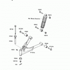 Bayou 220 (KLF220-A3) Передняя подвеска