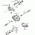 Bayou 220 (KLF220-A3) Задняя ось