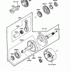 Bayou 220 (KLF220-A3) Коленвал