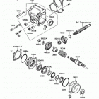 Bayou 220 (KLF220-A3) Передняя коническая зубчатая передача