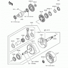 Bayou 300 (KLF300-B3) Коленвал